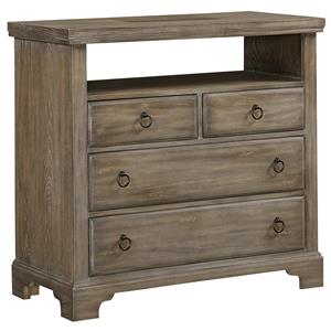 Vaughan Bassett Whiskey Barrel Media Chest - 4 Drawers